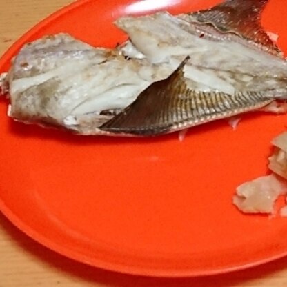 捌き方大変参考になりました。
釣りでカワハギが釣れたので子供の希望で塩焼きにしました。
半身はお刺身で頂きました。
ご馳走様でした。